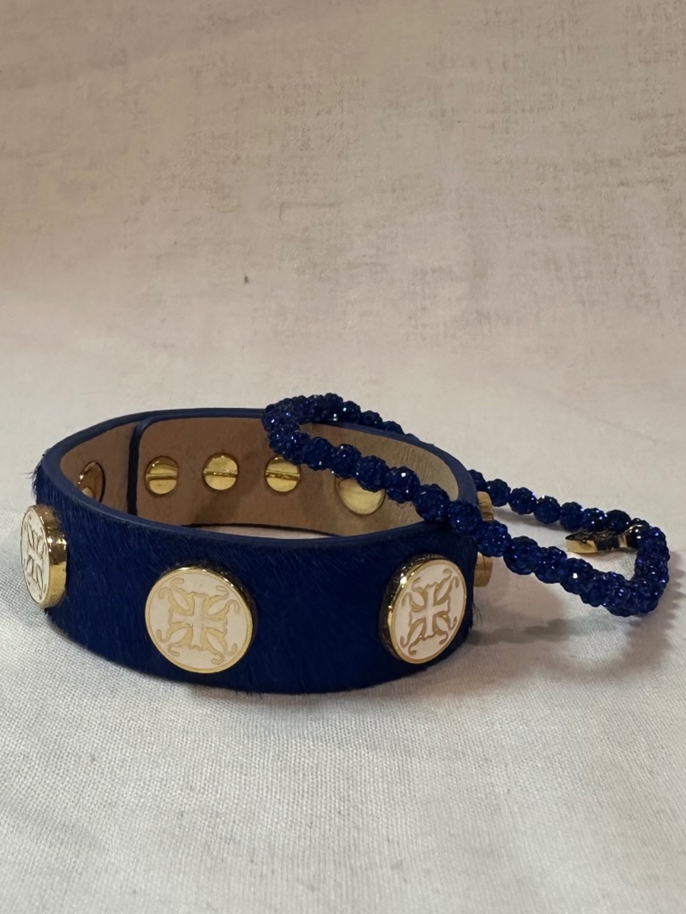 Torch Burch Bracelet Set Royal Blue - Picture 2 of 4